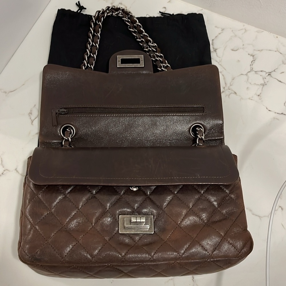 Chanel Double Flap Lambskin leather bag - Picture 4 of 14